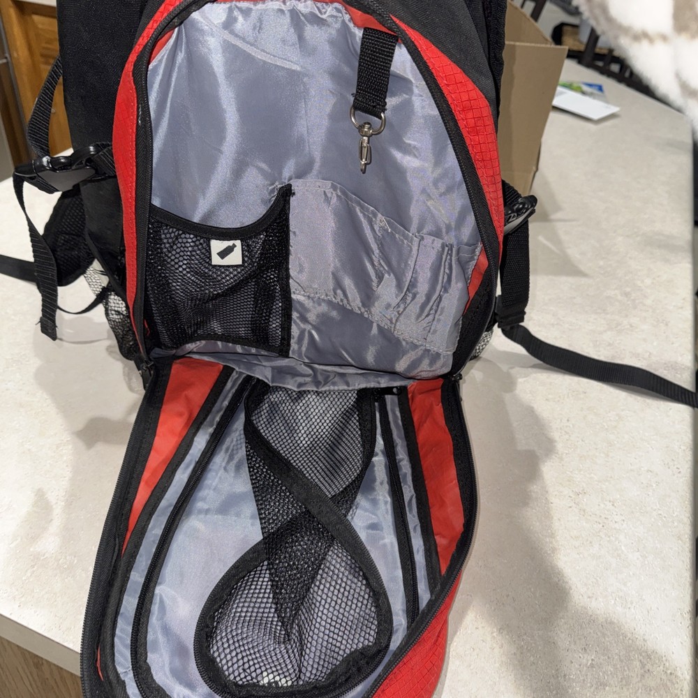 Miken Baseball/Softball Backpack Black & Red