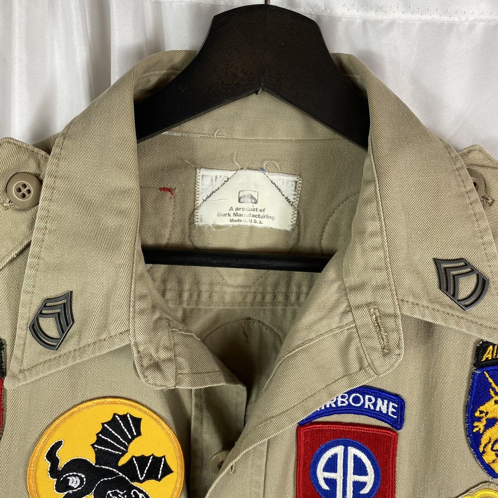 Patched WWII Airborne Veteran 1960s Jacket Patchwork
