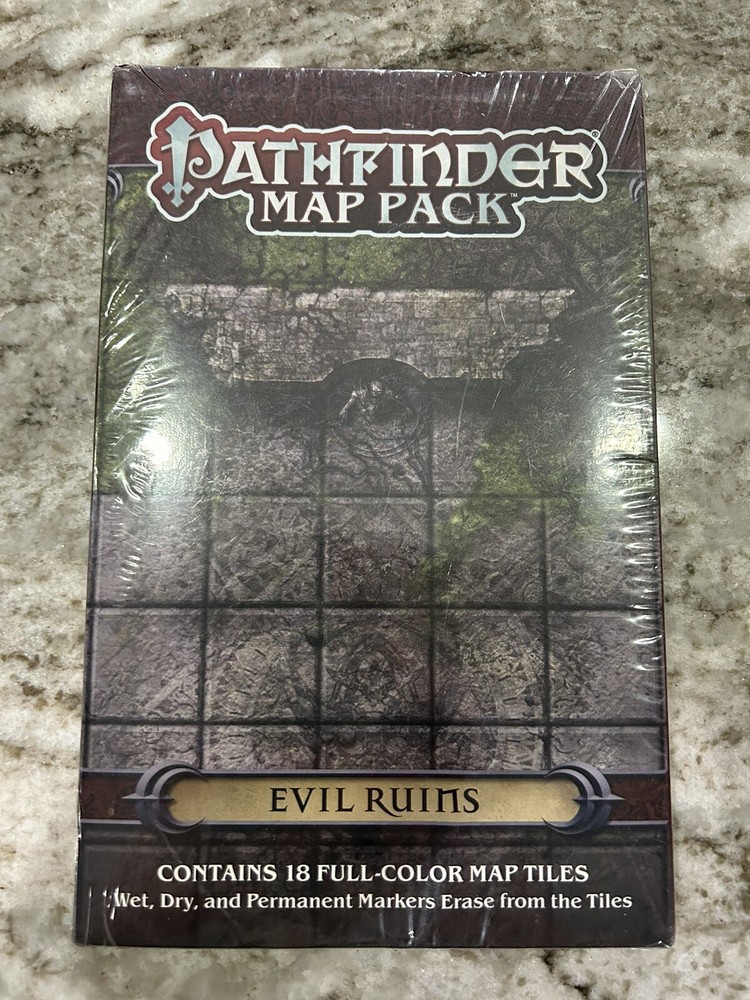 Paizo GameMastery Map Pack - Evil Ruins New - D&D War Hammer