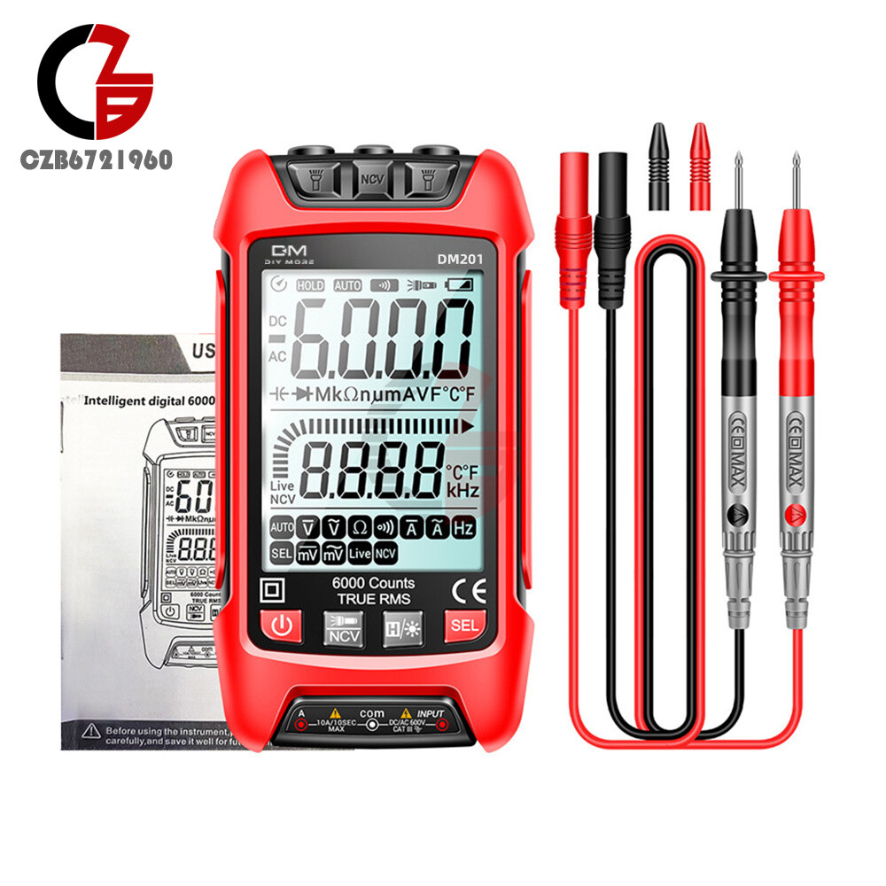 Digital Intelligent High-precision Automatic Multimeter 6000/9999 with backlight