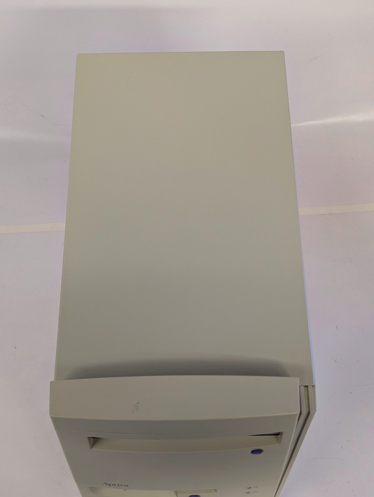 IBM Aptiva Type 2153 E2U beige desktop computer from 98; tested powers on; wiped