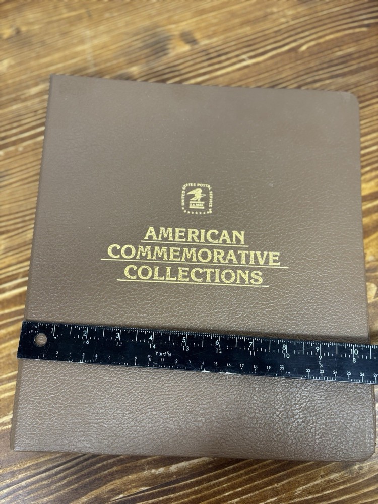 Vintage Post Office Stamp Collection Binder Old Eagle Logo