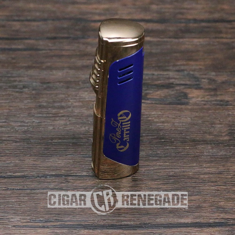 EP Carrillo Pledge Triple Flame Adjustable Refillable Cigar Torch Lighter