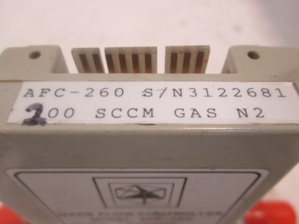 ASM, AFC-260, Mass Flow Controller, 200 SCCM, N2, Used