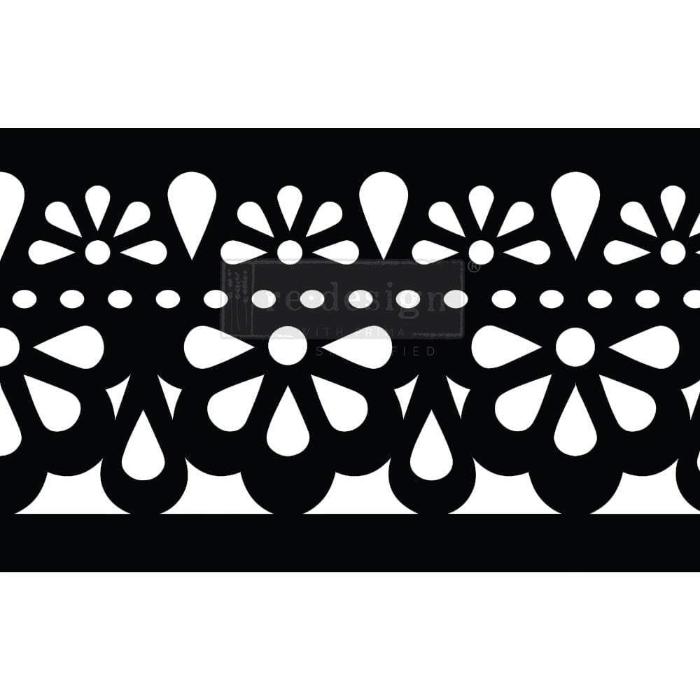 Classic Lace  | Stick & Style Stencils | Redesign with Prima Patterned Roll