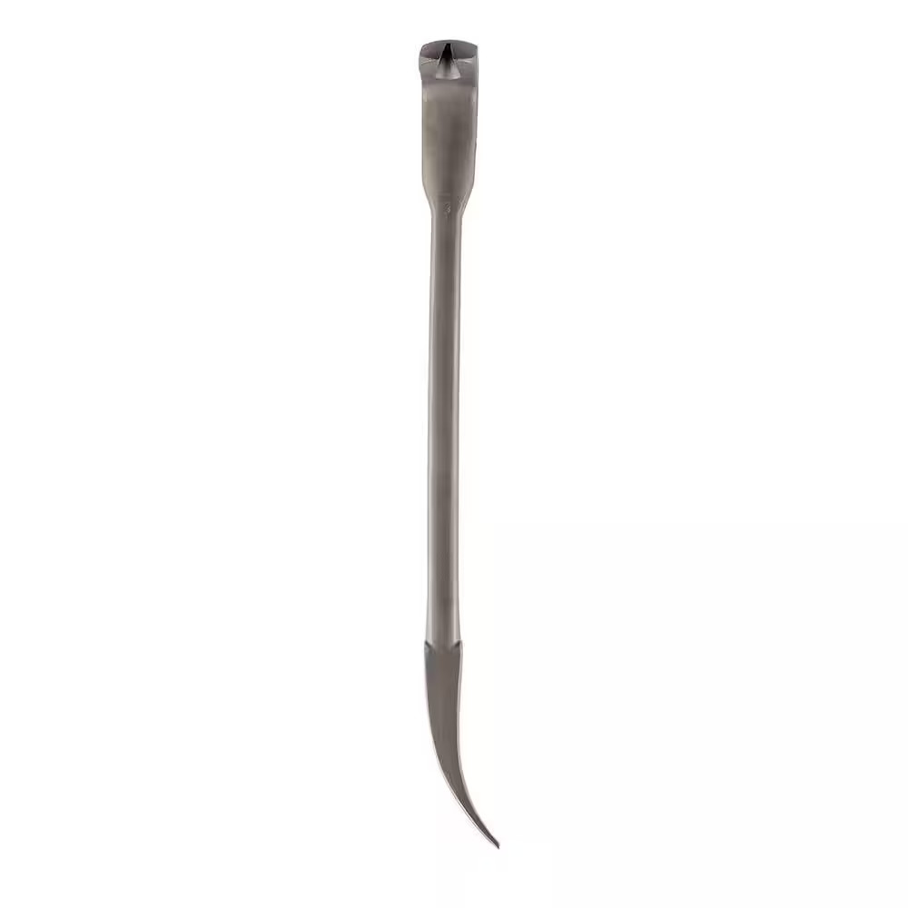 Titanium Trim and Nail Puller with 12 In. Titanium Clawbar Nail Puller with Dimp
