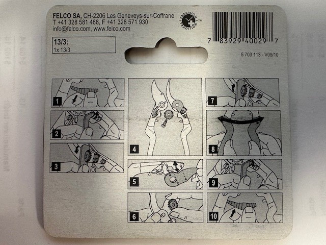 Felco Part # 13/3 Replacement Blade