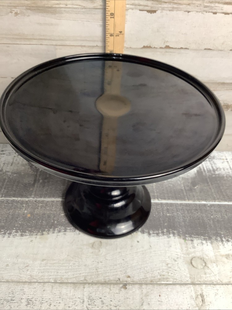 Mosser Black Raspberry Cake Stand 10"x8"