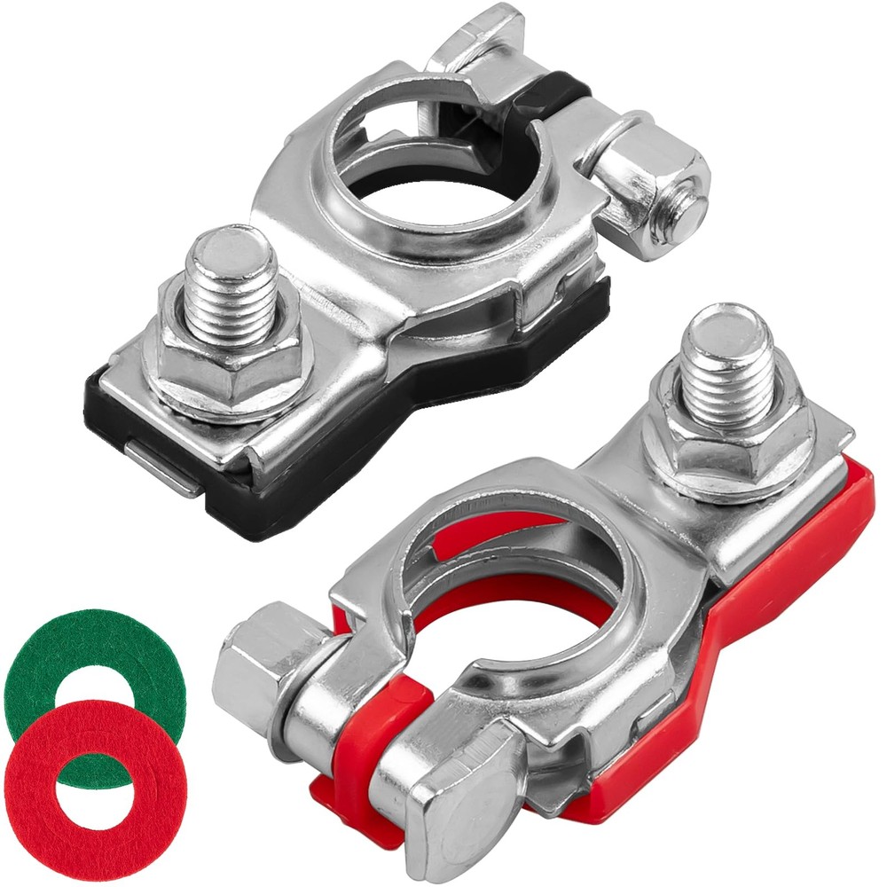 Battery Terminal Connector, Top Post Terminals, Positive and...