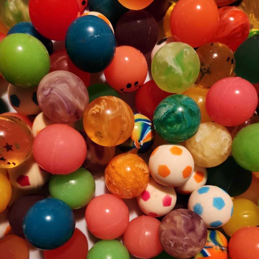 250 Assorted Mixed Bouncy Balls - 1.06"