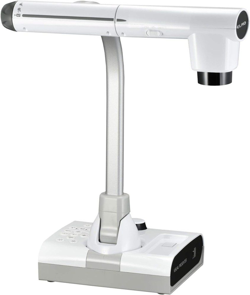 Elmo 1379 Model TT-12W STEM-CAM Visual Presenter, Document Camera with 192x Z...