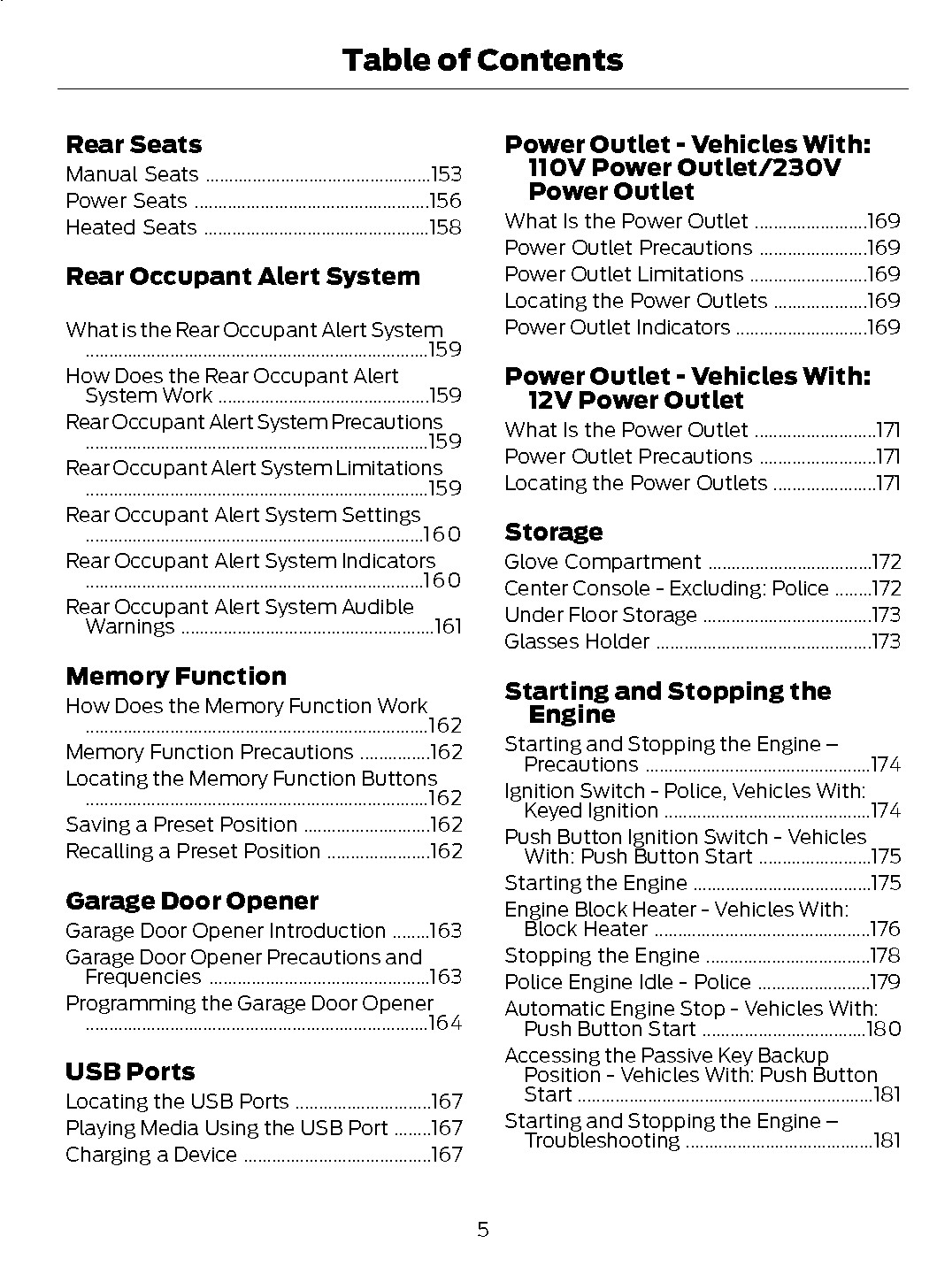2026 Ford Explorer Owners Manual User Guide