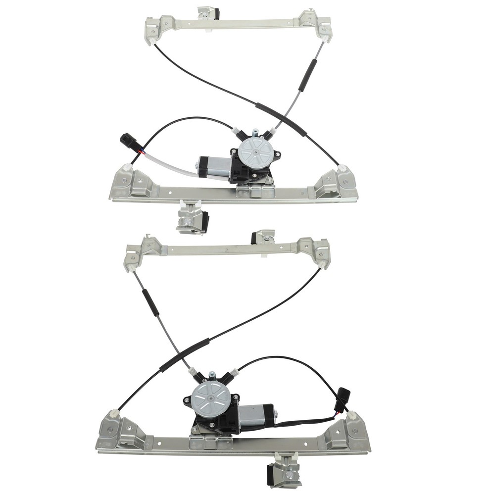 Window Regulators w/ Motor Front Left & Right For Hummer H2 2003-2009 2-Pin