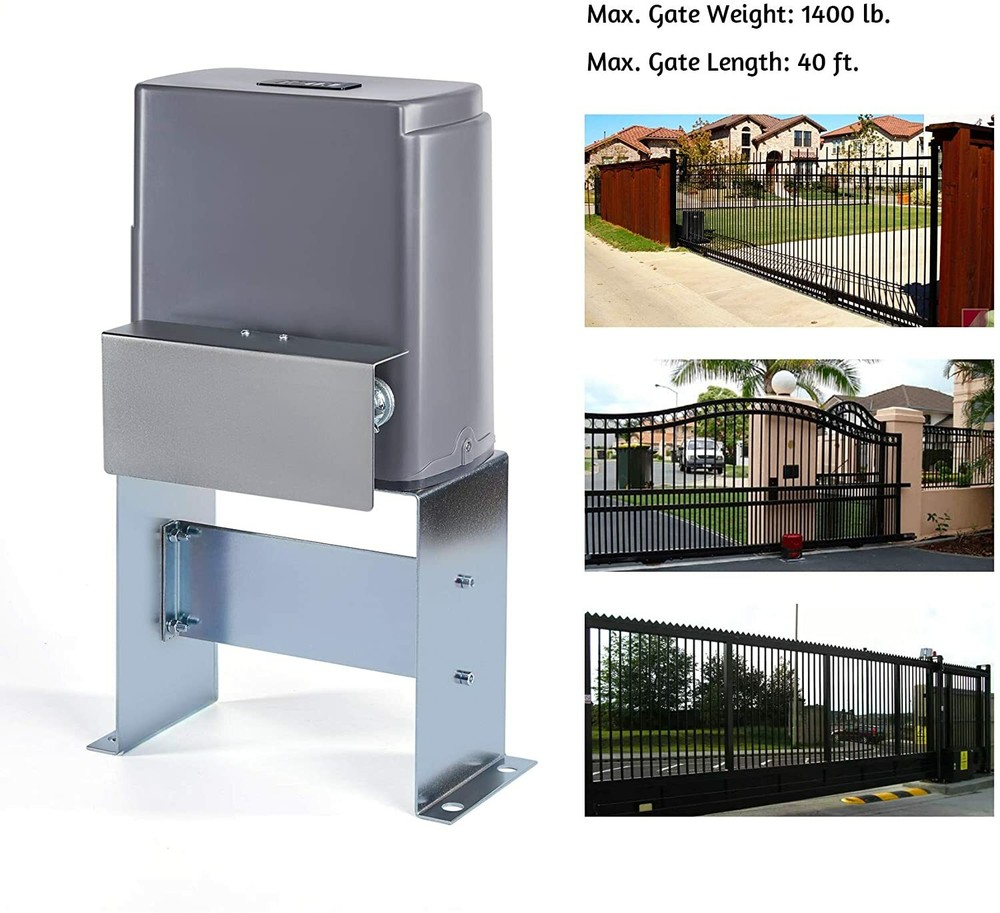 CO-Z Auto Sliding Gate Opener Driveway Remote Control Security System 1400lbs