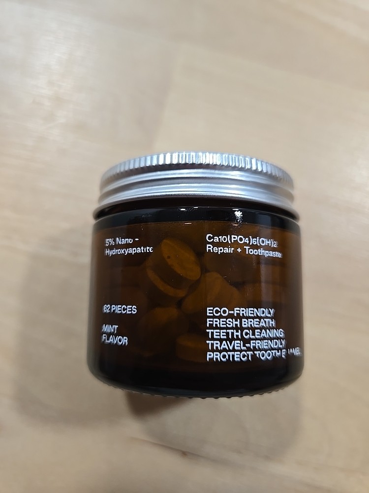 CEELIKE 5% Hydroxyapatite Solid Toothpaste Enamel Strengthening - 62 Tablets