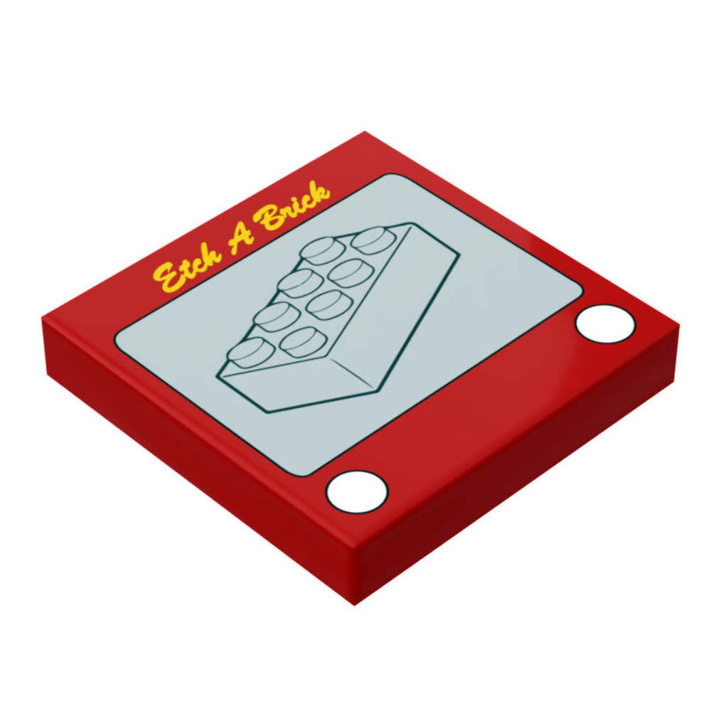 Etch-A-Brick 2x2 Tile