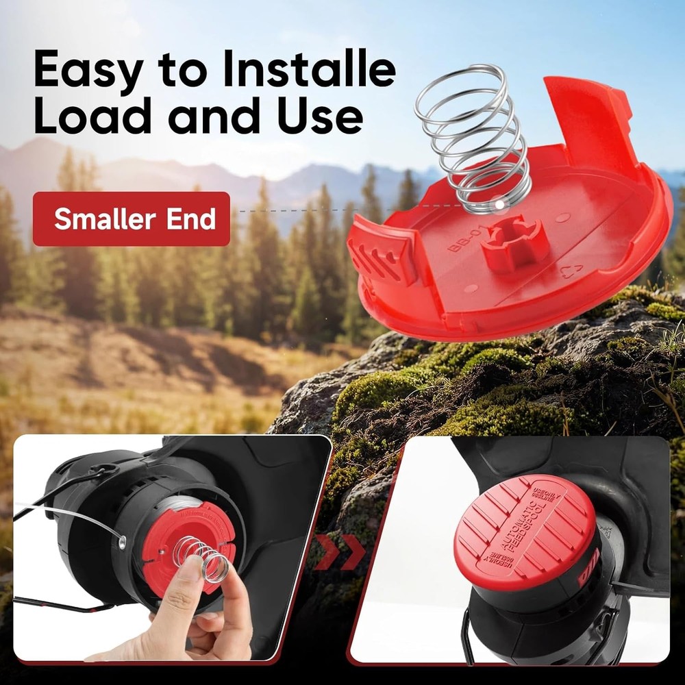 8 Pack CMZST0653 Weed Eater String Compatible With Craftsman Weed Wacker, 0.065"