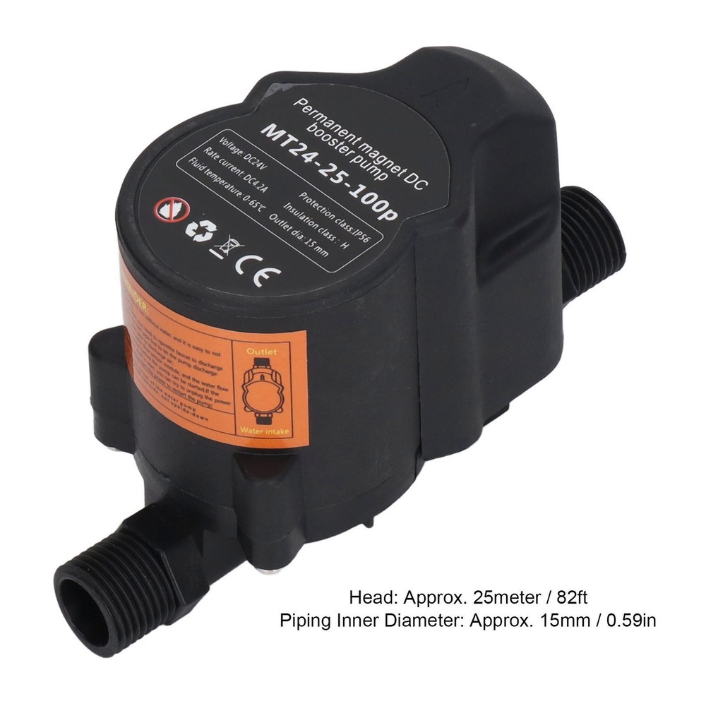 UK Plug Pump Automatic Water Pressure Shower Boosting Recirculating