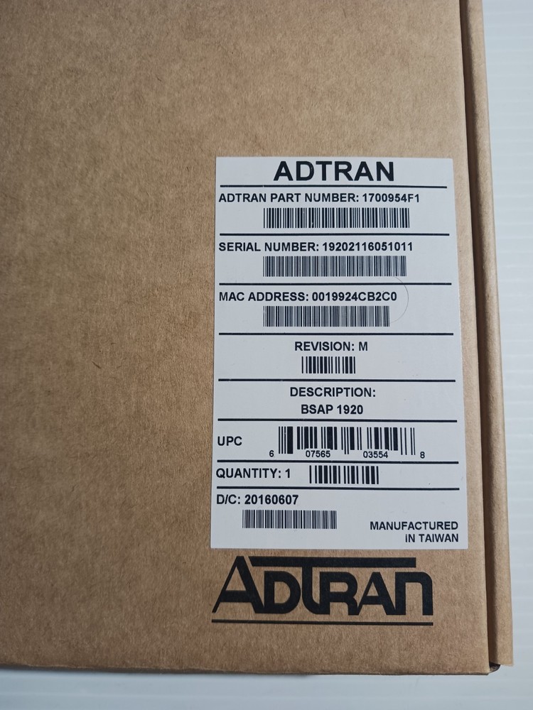 Adtran Bluesocket Wireless Access Point 1920 / 1925