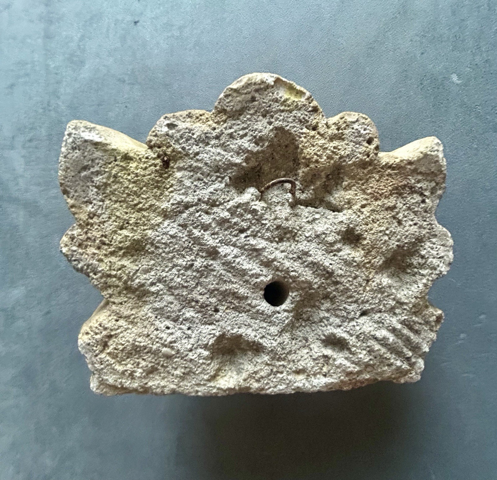 French Castel Stone Gargoyle Water Spout Architectural Salvage