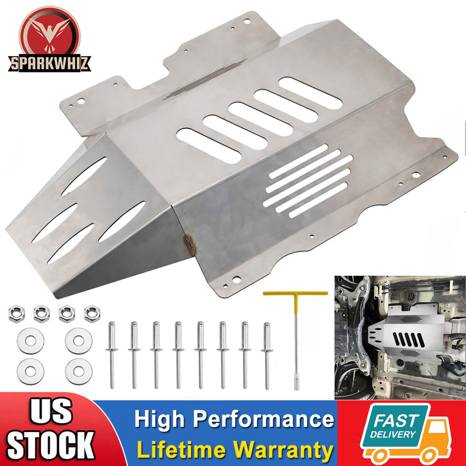 For 2015-2022 Mitsubishi Outlander Sport Catalytic Converter Anti Theft Shield