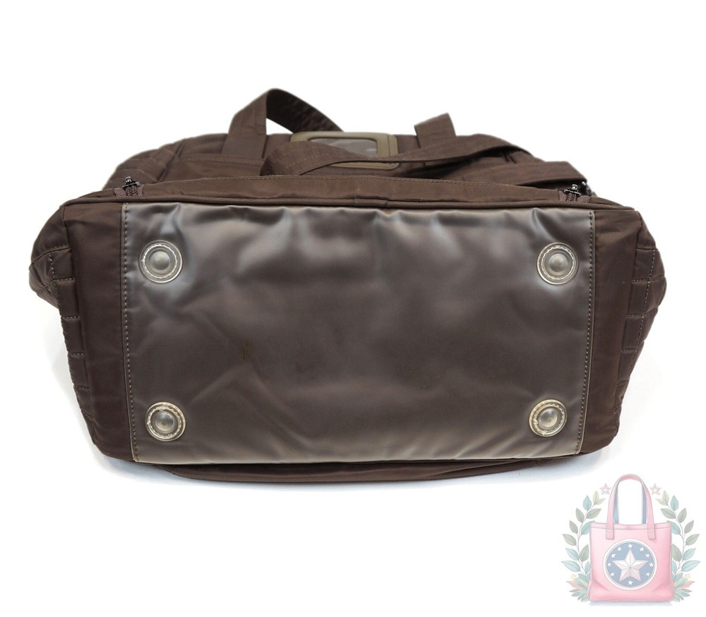❤️ Lug Puddle Jumper Original Walnut Brown Weekender + Pouch