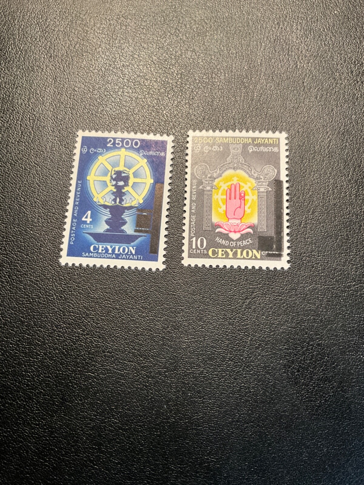 Stamps Ceylon Scott #338-9 never hinged