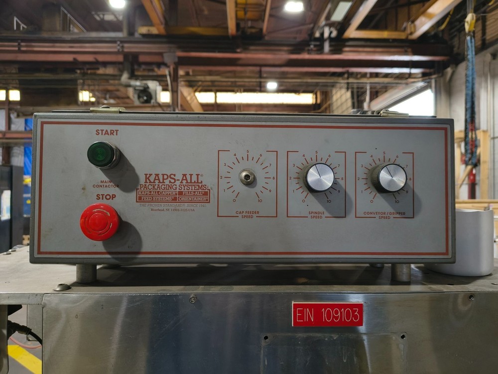 KAPS-ALL 4 SPINDLE CAPPING/RETORQUING MACHINE NO MODEL TAG
