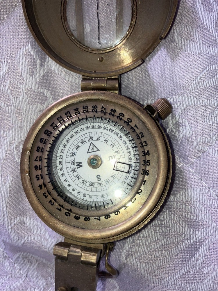 British Army WW11 Brass Compass