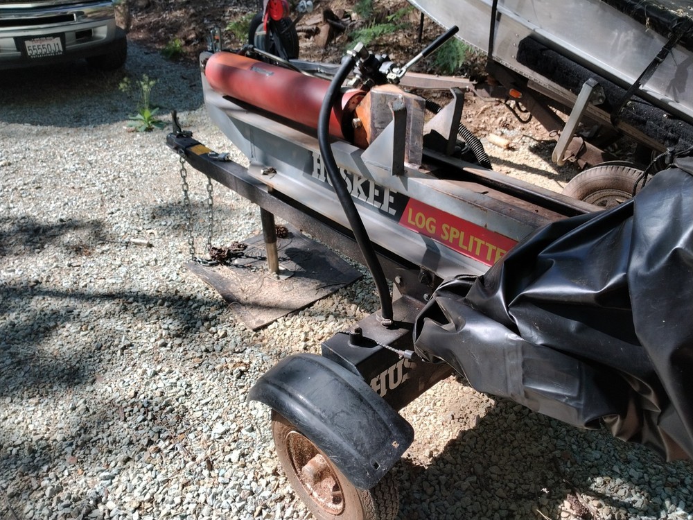 huskee 35 ton log splitter