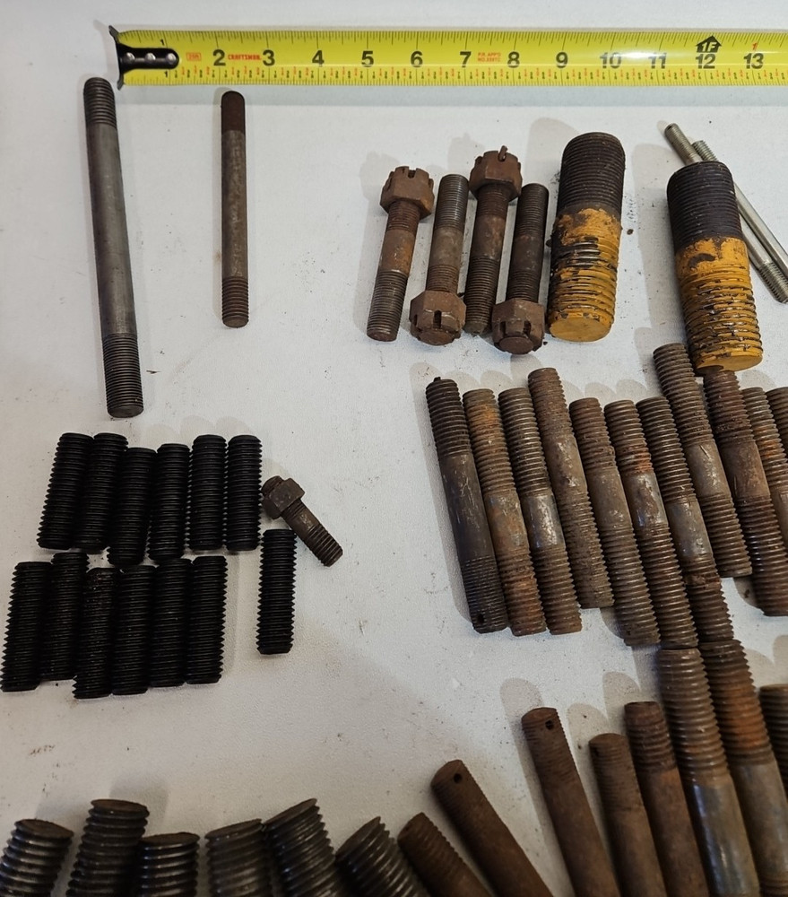 Stud Bolts Old Engine Steam Hit Miss