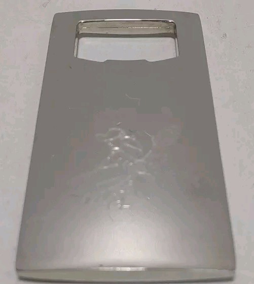 Rectangle Chrome Etched Bottle Opener
