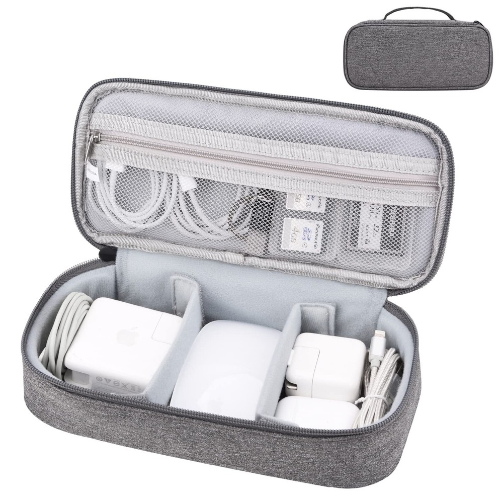 Tech Organizer Travel Case Electronics Carrying Pouch Bag for Cable Charger &...
