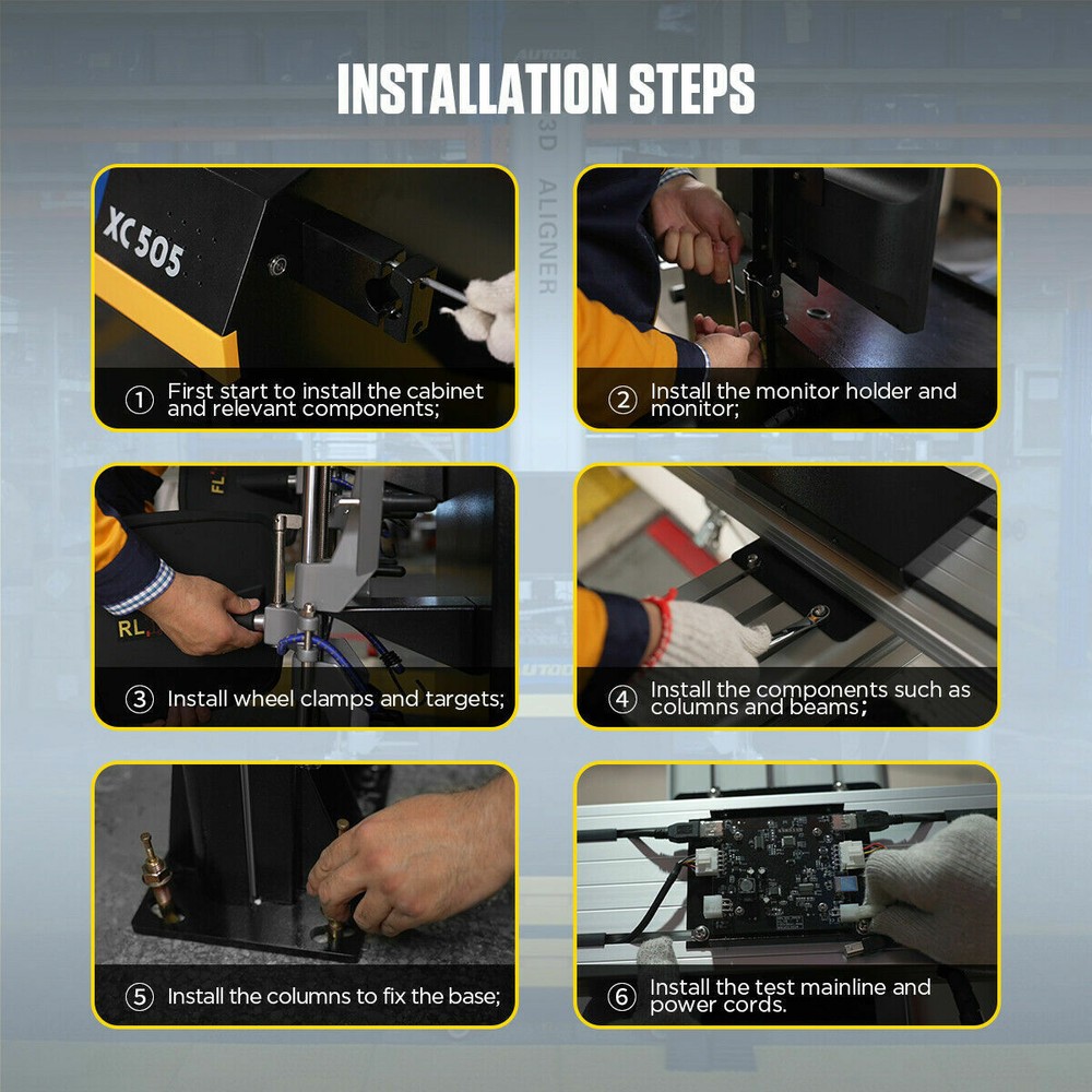 3D Wheel Alignment Machine Garage 4-Wheel Tire Aligning System Fully Automatic