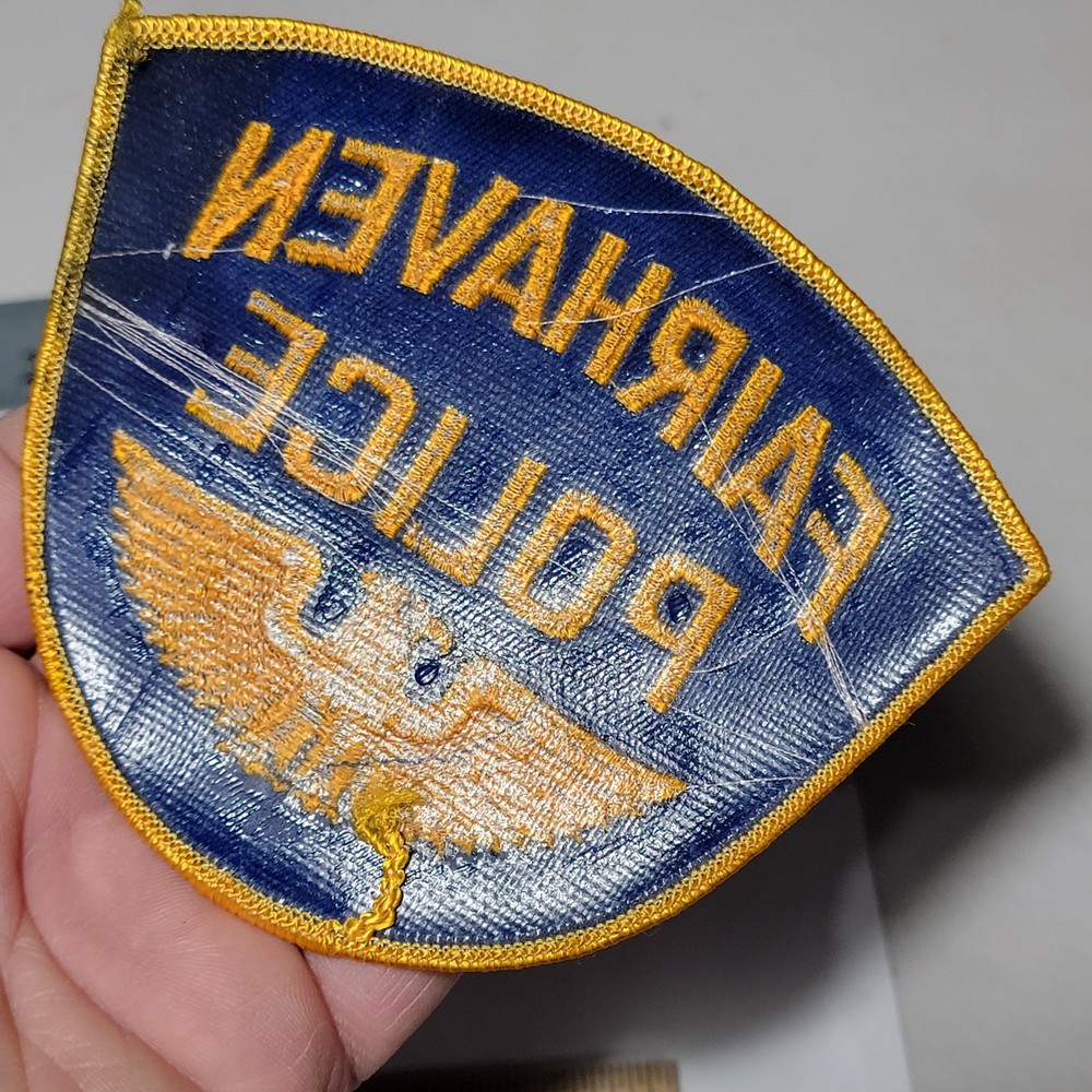 MK2 B8 Police patch Massachusetts Fairhaven