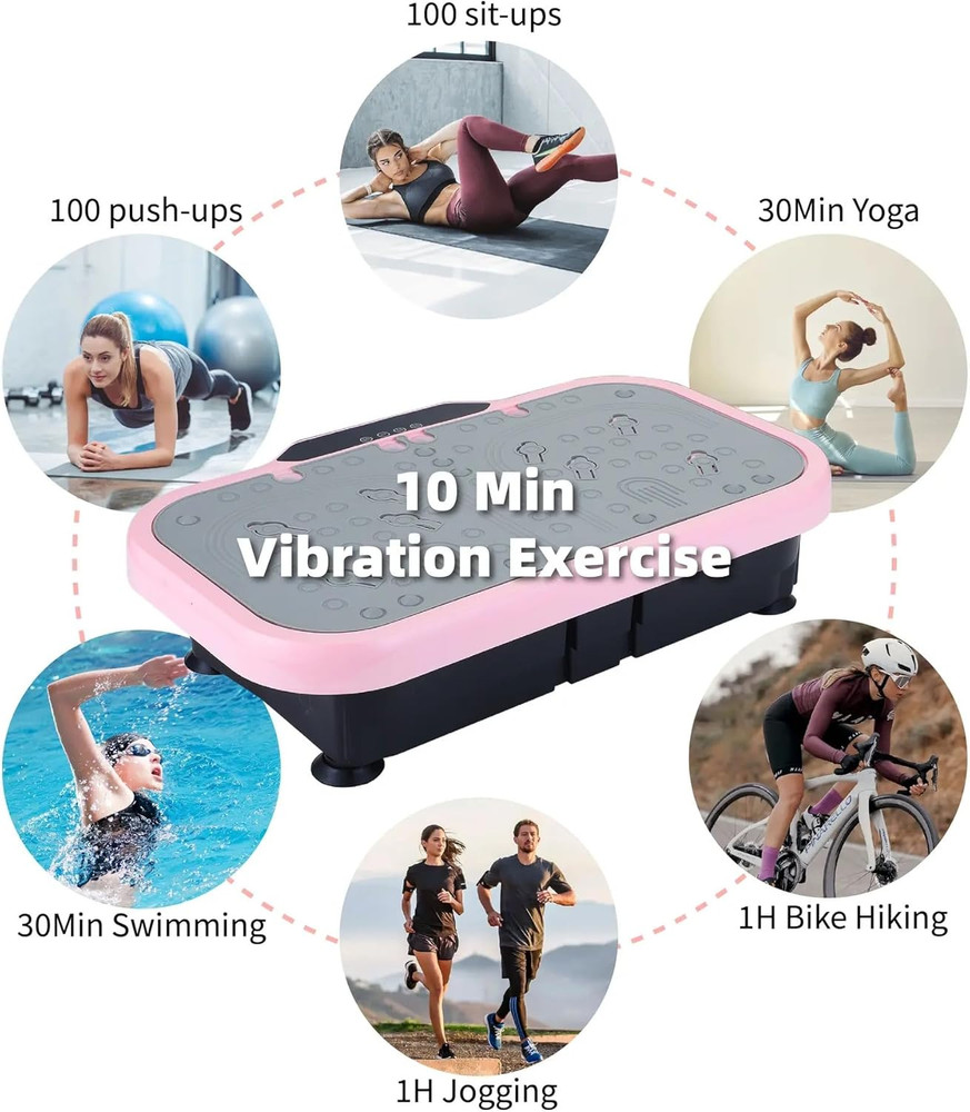 Silent Vibration Plate Exercise Machine for Weight Loss,