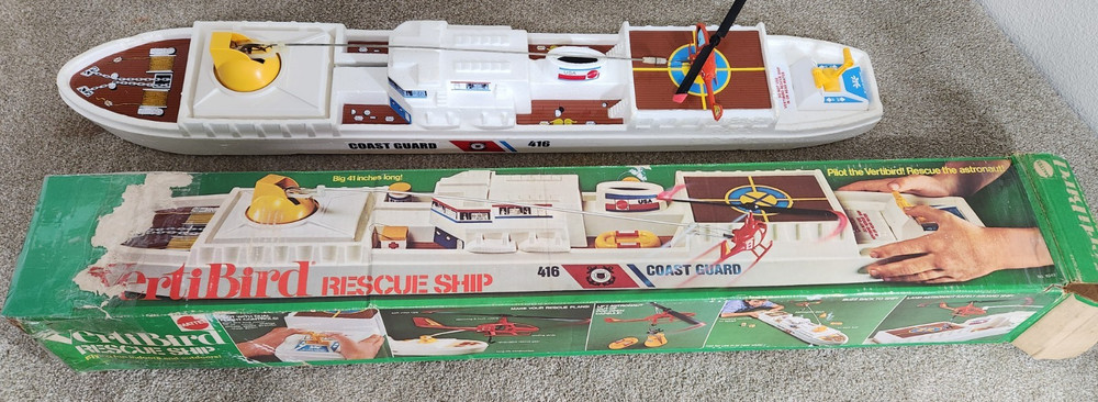Mattel Vertibird Coast Guard Rescue Ship** Great Working****