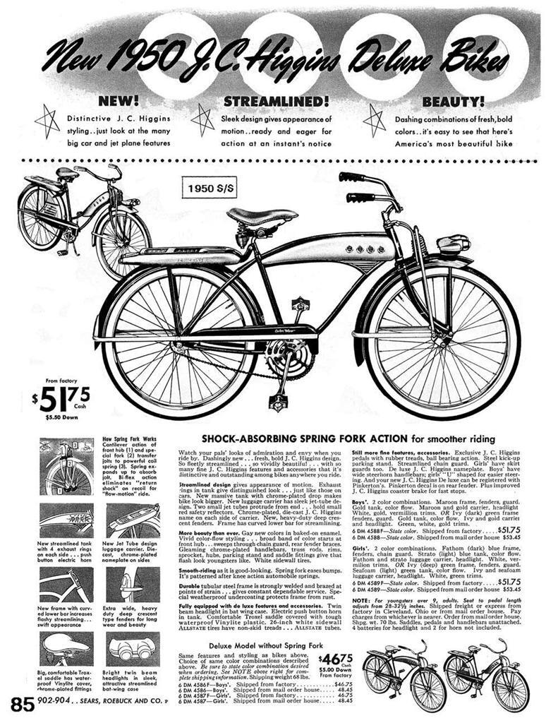 new BOOK Collectable ELGIN JC HIGGINS HAWTHORNE Bicycles antique reference