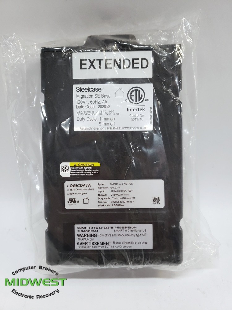 Steelcase Migration SE Base LOGICDATA Power Module for Adjustable Standing Desk