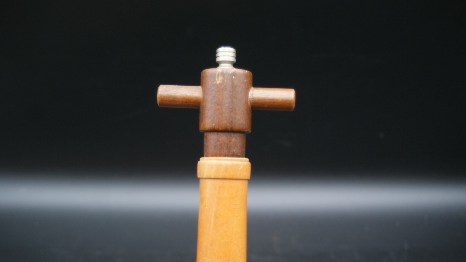 Vintage Olde Thompson 1970 Chateau Bordeaux Wine Bottle Pepper Mill Wood Grinder