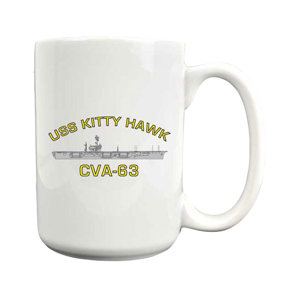 USS Kitty Hawk CVA 63 Coffee Mug
