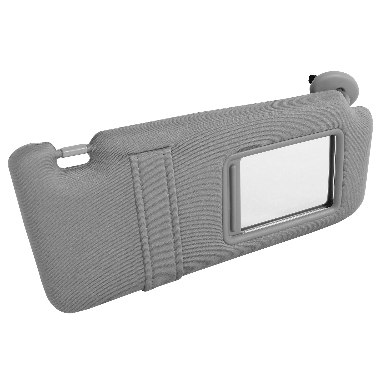 Passenger Side Sun Visor for 2007-2011 Toyota Camry Without Sunroof Light Gray