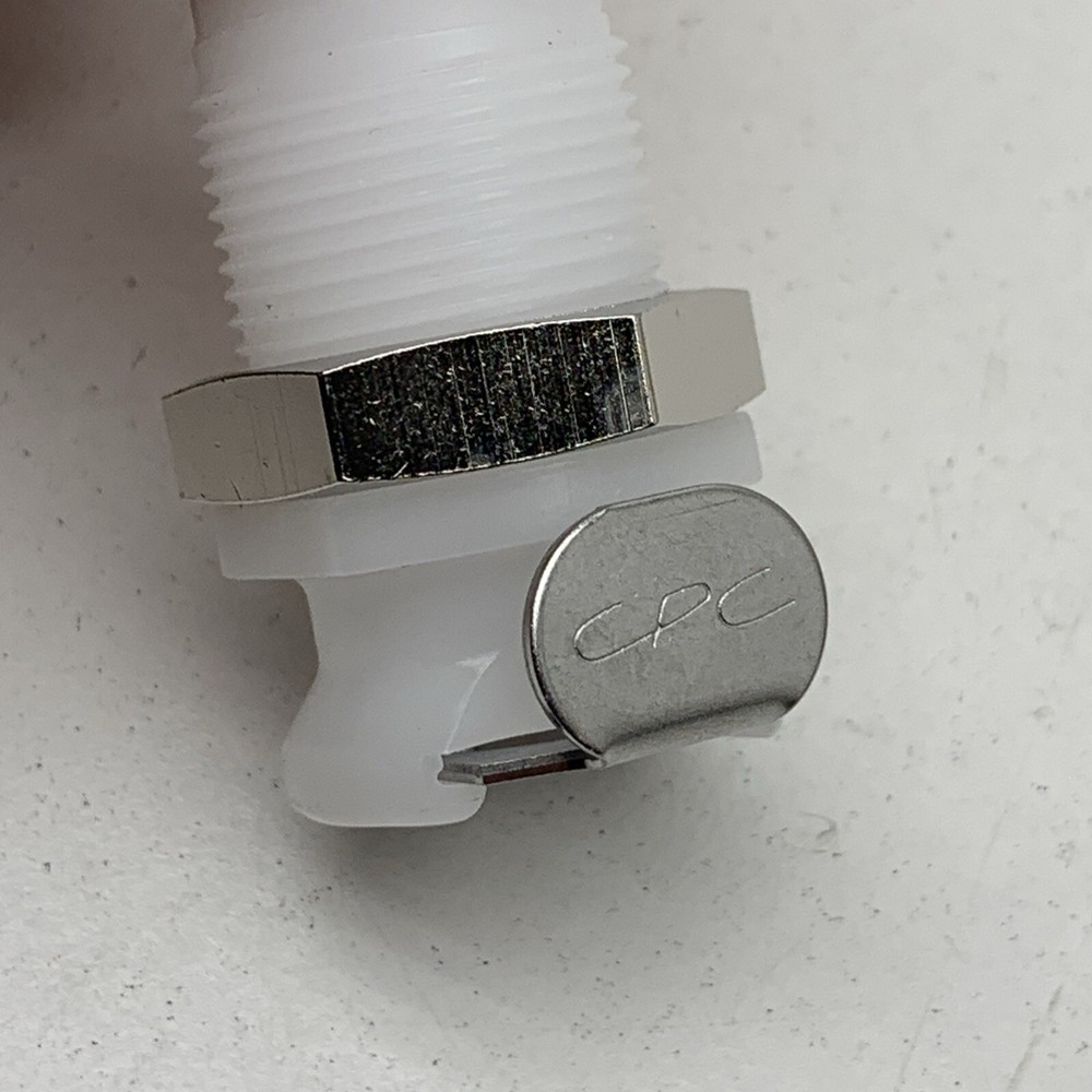 (6-Pack) CPC Colder PLC12004 Quick Disconnect Panel Mount Coupling Body 1/4 PTF