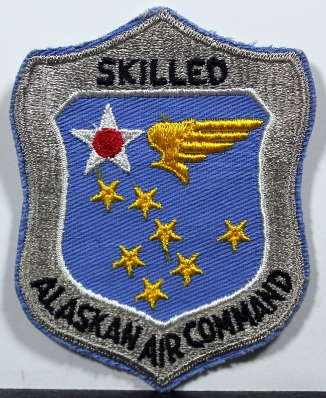 US Air Force Alaskan Air Command AAC Skilled Large Full Color Insignia Patch