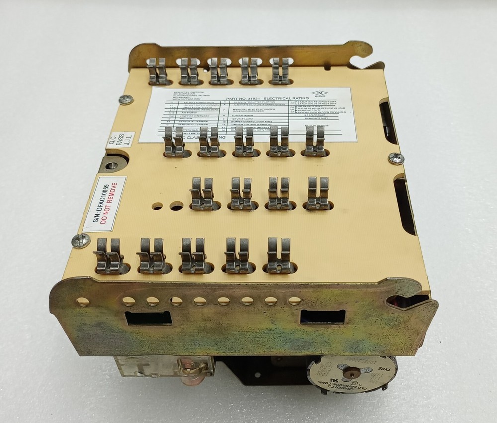 CAPP USA 31931 BURNER CONTROL PROGRAMMER
