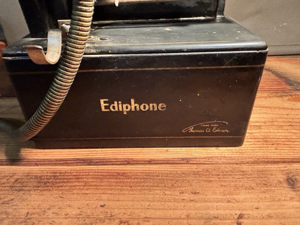 Vintage 1920s Edison Ediphone Dictation Machine 205897 UNTESTED!