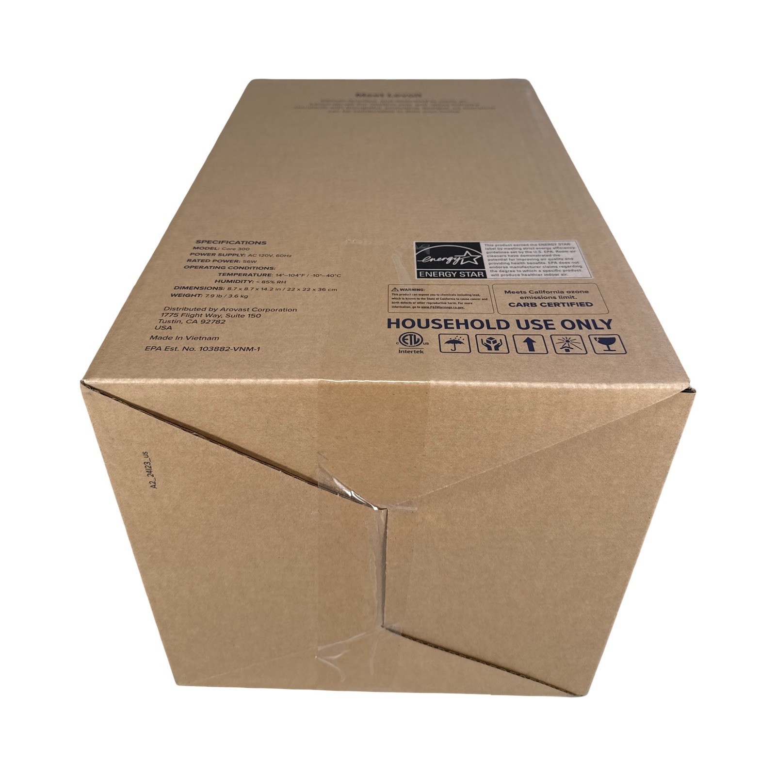 LEVOIT Core 300-P Air Purifier, Removes Dust Smoke Odor , Up to 1073 ft²