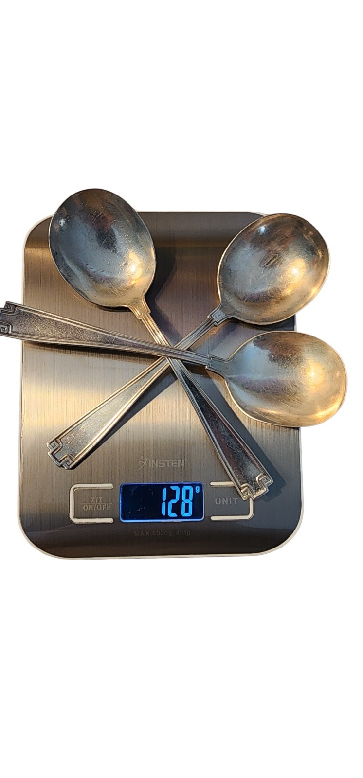 Gorham- Etruscan Sterling Silver 925- Round Soup Spoon- Vintage 1913 (3)