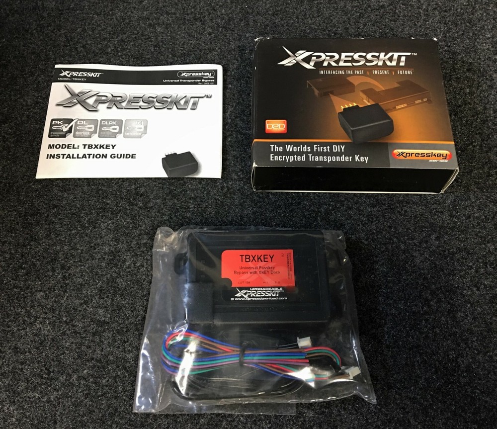 DEI XPRESSKIT TBXKEY UNIVERSAL TRANSPONDER BYPASS DIRECTED ELECTRONICS NEW