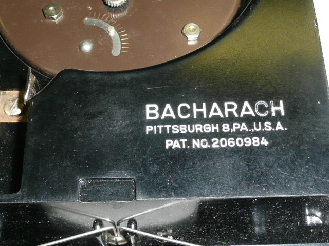 Bacharach Tempscribe Temperature Chart Recorder